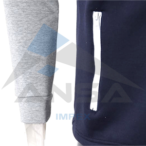Wholesale <b>Men</b> Winter Solid 2-Piece Track Sweatsuits Hoodie Sweatpants Set Comfortable Athletic Jogging Fleece - Product Image 5