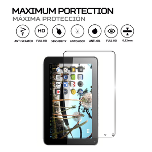 Protector de pantalla ANTISHOCK para tableta Prixton T9100 Leopard, mayor durabilidad y protección - Product Image 2