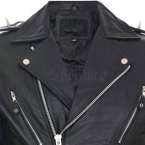 แจ็คเก็ตหนังผู้ชายฤดูหนาว พิมพ์ลายด้านหน้า โลโก้สั่งทำ ราคาถูก คุณภาพสูง ไซส์ใหญ่ สีตามสั่ง ระบายอากาศได้ดี เป็นมิตรกับสิ่งแวดล้อม - Product Image 4