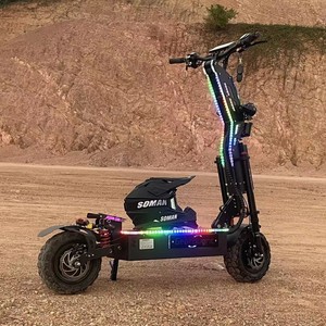 Çift Motor 8000W 10000W uzun menzilli 60-300Km E Scooter Weped karanlık şövalye 72V 40A 60A 90Ah Scooter Off-Road elektrikli Scooter - Product Image 2