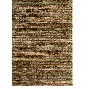 Alfombras de Yute Verde Hula Anudadas a Mano, Reversibles, con Diseño Moderno a Rayas, Lavables, para Hogar, Viajes, Exteriores, Cocina, Playa - Px-03 - Product Image 3