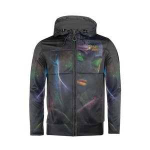 Chaqueta Varsity Impermeable de Lona Gruesa Ecológica al por Mayor para Hombre, con Letras Bordadas y Sublimadas, Ideal para Correr en Invierno - Product Image 4