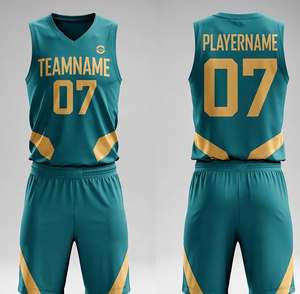 Uniforme de Baloncesto Personalizado Directo de Fábrica para Hombre, Camiseta sin Mangas y Pantalones Cortos, 100% Poliéster, Secado Rápido, para Ropa Deportiva de Verano - Product Image 4