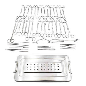 Debonairii 74 pièces ensemble d'instruments chirurgicaux médicaux de haute qualité outils de hernie d'appendicectomie en acier inoxydable Source d'alimentation manuelle - Product Image 1