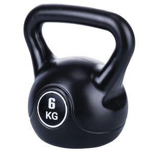 FitLover - Pesa Rusa de Plástico Antideslizante de 6.038 kg para Entrenamiento en Casa, Superficie con Recubrimiento en Polvo, Color Negro - Product Image 1