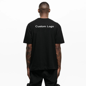 Camiseta de lavado ácido de gran tamaño para hombre personalizada/camiseta de lavado ácido de gran tamaño logotipo personalizado/camiseta de marca bordado de impresión - Product Image 4