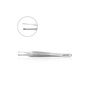 Adson Dressing Forceps 4.75 \ "Factory Direct Wholesale pour la manipulation d'instruments chirurgicaux de suture de tissus mous Base - Product Image 1