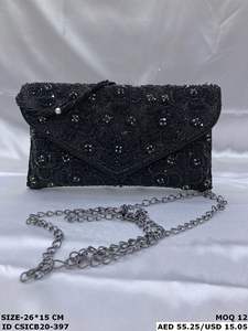 Bolso de noche hecho a mano de diseñador elegante hecho a mano para mujer, bolso de mano nupcial para boda, embragues exclusivos hechos a mano - Product Image 2