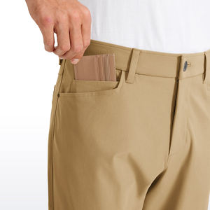 Pantalones de Golf de alta calidad para hombre, transpirables, elásticos de 4 vías, ajustados, con cierre de botón de cintura media, pantalones de Golf para adultos - Product Image 6