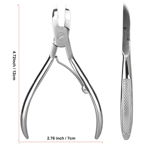 Poignées russes coupe-ongles ensemble acier inoxydable vernis miroir lames incurvées coupe-ongles ensemble avec ressort réglable - Product Image 5