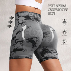 Custom New Design Gym Workout Fitness <b>Leggings</b> Shorts High Waist Breathable Women <b>Leggings</b> Shorts - Product Image 3