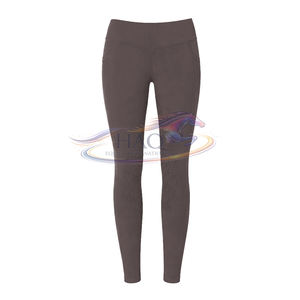 Leggings d'équitation techniques à grip intégral en silicone, taille haute, extensibles, durables, vêtements de performance, usine OEM - Product Image 5