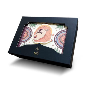 RTS Premium 12 Zodiac Art <b>Cardboard</b> Gift <b>Box</b> Custom Cosmetic Handcrafted Paper Boxes <b>with</b> <b>Lid</b> and Base - Product Image 6