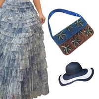 Sac à bandoulière brodé de perles de style ethnique de qualité supérieure pour les festivals, les mariages et les événements culturels, disponible au prix d'usine