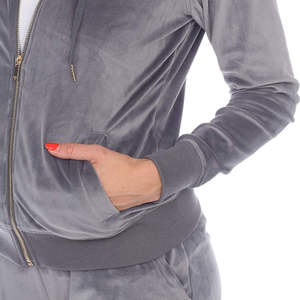 ชุดวอร์ม2ชิ้นสำหรับฟิตเนสสตรีทซักได้ทั้งชายและหญิงโลโก้ออกแบบได้ตามต้องการ - Product Image 5