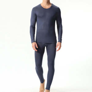 Custom Design Winter Wear <b>Thermal</b> <b>Men's</b> Long Johns Set High Quality Breathable Fabric Crew Neck Slim Fit Long Johns Set <b>For</b> <b>Men</b> - Product Image 4
