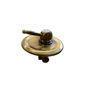 Mitigeur de douche encastré Stilmar en bronze antique, design rétro d'inspiration vintage, robinet d'appoint classique pour lavabo de salle de bain, fabriqué en Italie - Product Image 1