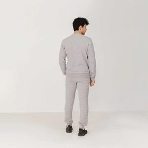 เสื้อสเวตเชิ้ตผู้ชายแบบกำหนดเอง ผู้ผลิต 100% รับผลิตแบบ OEM เสื้อสเวตเชิ้ตผู้ชายผ้าฝ้าย 100% คอกลม แขนยาว เนื้อผ้าหนา - Product Image 3