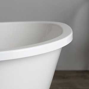 Bañera independiente ALMA de estilo clásico pequeño - Product Image 6