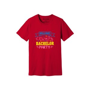 เสื้อยืดผ้าฝ้าย100% พิมพ์ลายธีมปาร์ตี้160-180กับหนัก GSM 12สีปรับแต่งดีไซน์และตำแหน่งของคุณเอง - Product Image 3