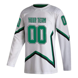 Uniforme de hockey sobre hielo de alta calidad, ropa deportiva de manga larga, 100% poliéster, ligero, logotipo personalizado y nombre del equipo Oem - Product Image 2