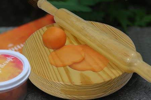 Mid-Century Design Wooden Rolling Board Pin Belan Chakla Roti Kitchenware <b>Chapati</b> Set <b>Maker</b> Home Wood Tool and Pastry Roller - Product Image 3