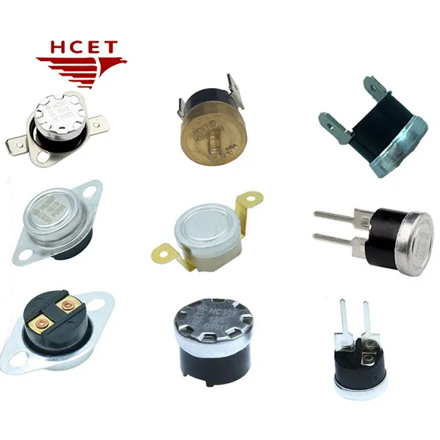 HCET Ksd 301 sıcaklık anahtarı 250v 10a bimetal termal anahtar termostat için ısıtmalı zemin