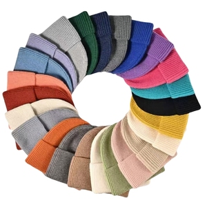 Gorros gruesos de lana de alta calidad, sombreros de punto jacquard, gorro cálido personalizado para mujer, gorro de invierno con logotipo personalizado, gorro - Product Image 1