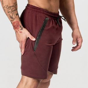 Short d'entraînement personnalisable de haute qualité pour hommes 100% coton Gymwear avec design solide vente chaude style High Street - Product Image 6