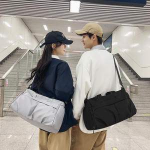 Gran oferta, bolsa de lona de gran tamaño, bolsa de viaje impermeable de cuero genuino con cierre de cremallera, bolsa de lona duradera a la moda para exteriores - Product Image 2