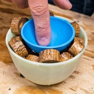 Bol en résine époxy poli, classique, écologique, luxueux, élégant, vert sarcelle, pour salade/fruits, cadeau, fait à la main, vaisselle de maison - Product Image 4