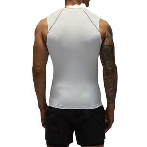 New Fitness Tank Top Men's Compression Breathable Material 90% Spandex 10% Nylon High Stretchy Anti-Shrink Sleeveless <b>Stringer</b> - Product Image 3