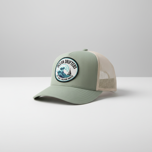 Casquettes de camionneur en maille avec logo d'ancre brodé personnalisé en gros - Casquettes snapback unisexes pour l'aventure côtière en vrac - Product Image 3