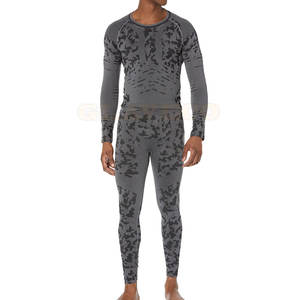 Ensembles durables de costume d'entraînement d'impression de camouflage des hommes respirants confortables pour la saison de printemps - Product Image 1