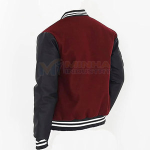 Chaqueta de Invierno 100% Algodón, Chaqueta Universitaria de Alta Calidad para Hombre, Logotipo Personalizado, Chaqueta Universitaria - Product Image 4