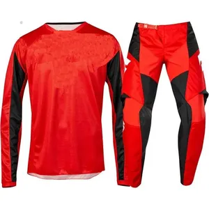 Pantalon de course respirant à manches longues pour hommes Vestes de moto en polyester pour le motocross Vêtements confortables pour motos - Product Image 3