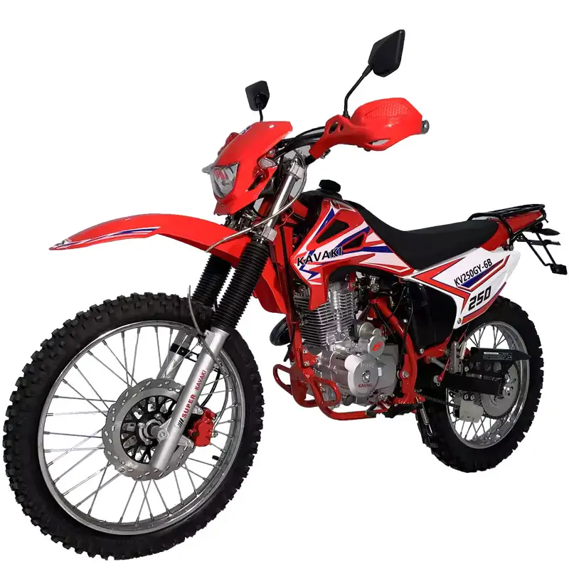 Motocyclette personnalisée à essence 125cc 150cc 200cc 4 temps refroidie par air bon marché autres motos tout-terrain 250cc moto hors route