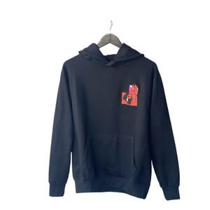 Cheval Broderie À Capuche Unisexe Surdimensionné Streetwear Pull Noir Polaire Coton Doux Chaud Casual À La Mode Hiver Graphique Hoodies - Product Image 1