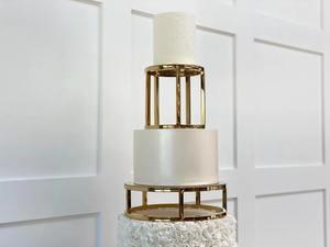 Base para Pastel Dorada Minimalista, Perfecta para Fiestas de Cumpleaños, Bodas, Exhibición de Postres y Fotografía, Venta al por Mayor desde India - Product Image 2