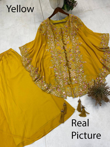 Elegante estilo indio paquistaní Listo-Hecho Salwar Kameez Señoras Vestido de novia para ropa de fiesta Cosido Estilo indio Salwar Traje - Product Image 4