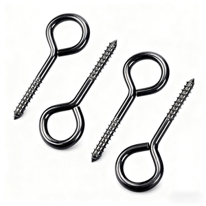 Anello con ganci piccoli personalizzati con avvitamento viti Top in sughero Charm perline fai da te gioielli in metallo argento oro - Product Image 3