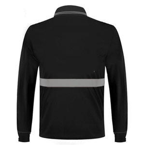 Hivis เสื้อเจอร์ซีย์แขนสั้นลำลองสีทึบสะท้อนแสงสำหรับผู้ชายเสื้อสีเขียวแห้งเร็วผ้าคอตตอน100% งานก่อสร้างสำหรับใส่ทำงาน - Product Image 6