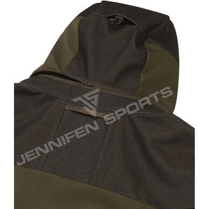 Veste d'hiver respirante pour la chasse en plein air, personnalisable en gros (OEM), en tissu softshell et laine, haute qualité - Product Image 5