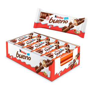 Barra de chocolate blanco Kinders Bueno 43G, superventas, precio de fábrica, venta al por mayor, la mejor calidad, aperitivos importados, dulces, Chocolate - Product Image 4
