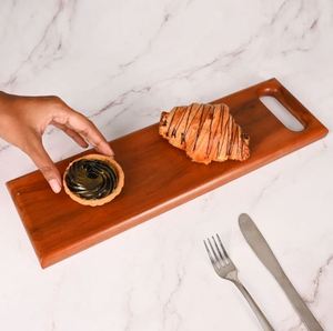 Plato de servicio de aperitivos de madera Rectangular a granel para restaurante Hotel hogar boda al mejor precio - Product Image 2