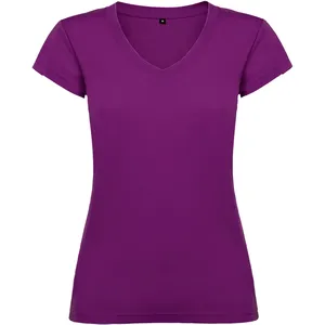 T-Shirt Personalizzata Victoria con Scollo a V per Promozioni - Product Image 3