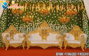 Décoration de scène murale pour réception de mariage asiatique, avec bougies, pour la meilleure réception nocturne, USA - Product Image 6