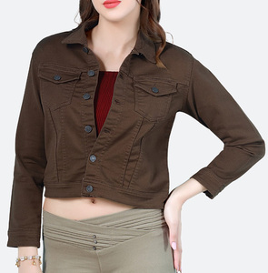 Chaqueta Vaquera de Moda para Mujer, Detalle de Botones, Estilo Vintage, Ecológica, Alta Calidad, Venta Directa de Fábrica, Mejor Precio - Product Image 2