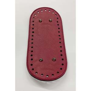 Base de Bolsa para Fabricación de Equipaje Polipiel Rojo Claret 24x11cm - Product Image 1