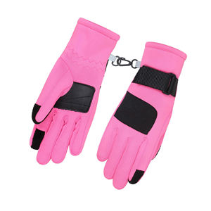 Guantes de invierno para correr para hombre hechos con poliéster suave y cálido y fuerte revestimiento resistente al agua para entrenamiento al aire libre - Product Image 4